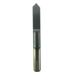 1PZ TiAIN Rivestito Carburo PCB Incisione CNC Bit Router Strumento 90 Gradi 0,2mm - Foto 1 di 6