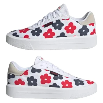 Adidas Court Platform Canvas Damen Sneaker HP9438 weiß UVP 50£ AUSVERKAUF