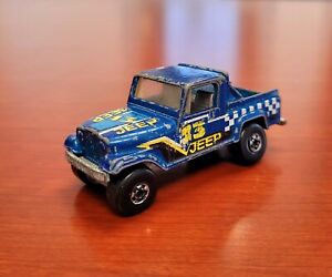 Hot Wheels Jeep 13 Truck 1982 Collectible Car Blue Pick Up LOOSE (72)