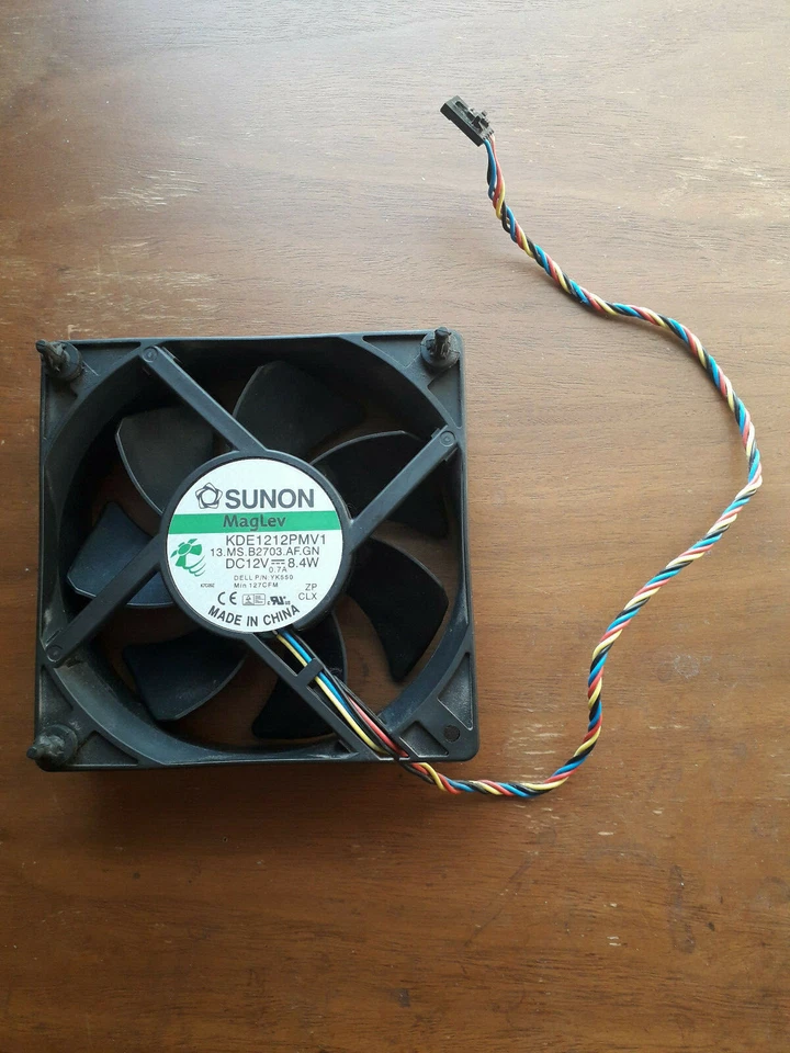 Sunon MagLev KDE1212PMV1 DC 12V 0.7A 8.4W Cooling Fan - Image 1 of 1