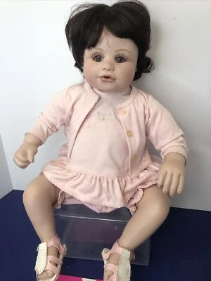 20” Marie Osmond Porcelain & Cloth Body “Quite A Pair” 79/300 Baby Doll #B - Image 1 of 4