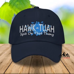 Hawk Tuah Spit on That Thang Baseball Cap Dad Hat for Men Women - Picture 1 of 28