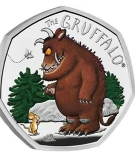  2019 Neu Grüffelo und Maus Silber PP 50p. In der Hand - Bild 1 von 4