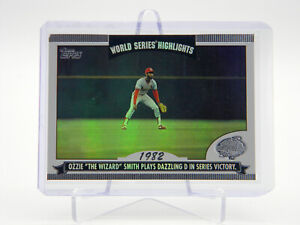 Vintage Ozzie Smith The Wizard Dazzling D 2004 Topps MLB 1982 World Series WS-OS