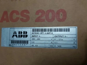ACS 201-2P7-3-00P10 ABB INVERTER - Bild 1 von 2