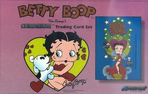 HOJA DE TARJETA DE PROMOCIÓN KROME BETTY BOOP THE PINUPS SERIE CROMO 1 1996 SIN NUMERAR - Imagen 1 de 2