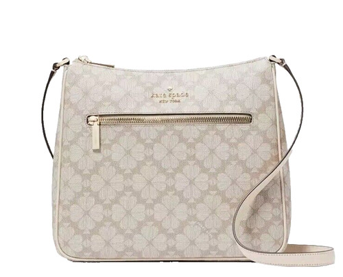 Kate Spade Signature Spade Flower Swingpack a tracolla beige scuro KG481