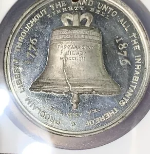 RARE 1876 PA Liberty Bellsouth Called Dollar HK-26 NGC MS64 DPL D441 - Picture 1 of 8
