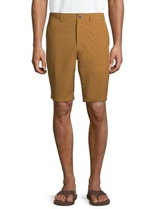 Pantalones cortos para hombre George 10" delanteros planos exteriores marrones talla 40 - Imagen 1 de 5