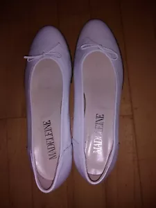 Madeleine Ballerina Gr. 39 weiß kleiner Keilabsatz - Bild 1 von 4