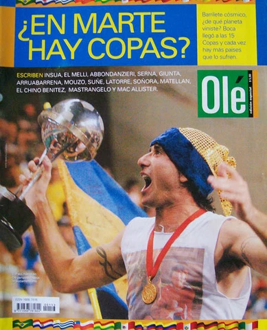 BOCA JUNIORS South America CHAMPION 2005 Magazine + Double POSTER Cover