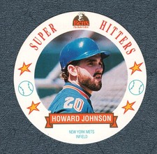 Howard Johnson 1992 Ben's Bread Baseball Super Hitters New York Mets Disc #16