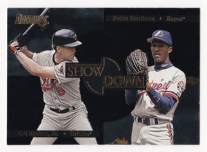 CAL RIPKEN JR PEDRO MARTINEZ 1996 Donruss Showdown # 6 06729 / 10000 NM - MT 