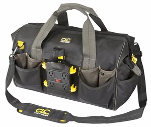 Borsa per attrezzi distribuzione alimentazione CLC personalizzata Leathercraft P235 18" con protezione contro le sovratensioni - Foto 1 di 4