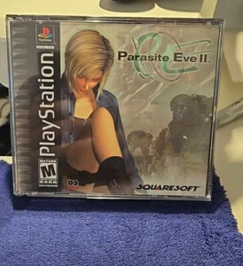 Parasite Eve II 2 Playstation 1 PS1 con tarjeta de registro - Imagen 1 de 5