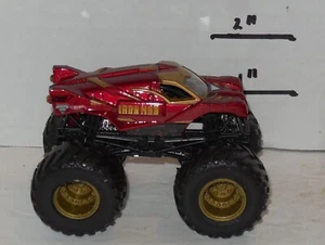 Hot Wheels Monster Jam Truck Marvel IRON MAN 1:64 Scale Rare - Picture 1 of 4