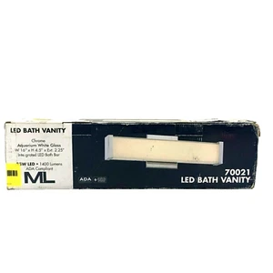 Minka Lavery Chrome Integrated LED Bath Light 150-Watt Equivalent Wall Sconce - Picture 1 of 3
