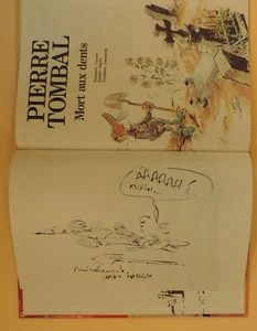 Hardy Widmung Pierre Tombal 3 Dupuis EO 1987 - Bild 1 von 3