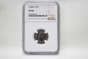 NGC 1968 S 10C PF 64 Dime *Beautiful Toning* - Picture 1 of 2