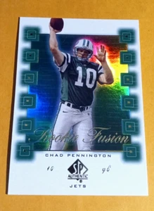 2000 SP Authentic Rookie Fusion Chad Pennington #RF2 RC - Jets - Picture 1 of 2