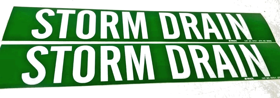 Lot Of 20! 7273-1 Pipe Marker, Storm Drain - Image 1 of 1