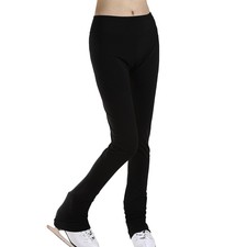 Winter Ice Figure Skating Long Pants Women Girl Warm Activewear Trousers 3XS