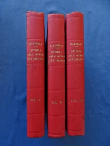 SIGNOR DI SALABERRY-STORIA DELL'IMPERO OTTOMANO-TRE VOL-BETTONI 1821 - Picture 1 of 11