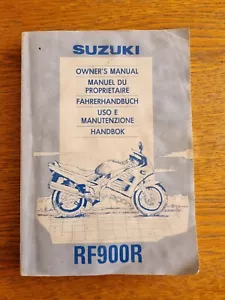 Suzuki RF900 Betriebsanleitung Handbuch - Bild 1 von 1
