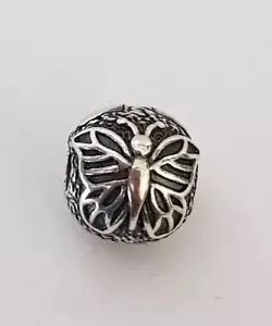 Original Pandora Sterling Silber LACEWING BUTTERFLY Clip #791256 - Bild 1 von 20