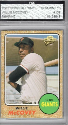 2003 Topps All-Time Fan Favorites #132 Willie McCovey San Francisco Giants  - Image 1 of 2