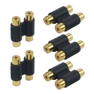 5 Stück Cinch Buchse zu Buchse Kupplung Video Adapter stabile & dichte Struktur - Bild 1 von 6