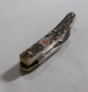 Robert Klaas Kissing Crane 3 Blade Congress Stag No Bolsters 2 11/16" - Picture 1 of 10