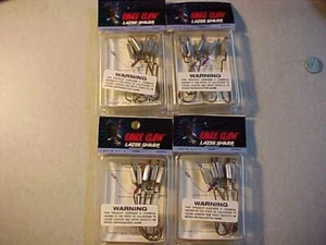 4 PAQUETES DE GANCHOS Gusano Pesado Garra de Águila Lazer Pez Plantilla Bronce 2/0 BAITS 20 - Imagen 1 de 5