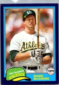 2018 Topps Archives - 1981 Design Mark McGwire #275 - Imagen 1 de 1