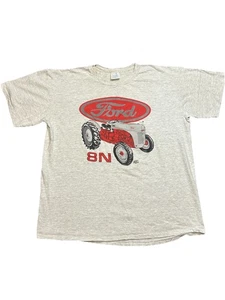Vintage Ford 8N Farm Tractor T-Shirt Single Stitch Tultex Tag 2XL - Picture 1 of 5