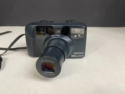Pentax IQZoom 115 35mm Point & Shoot Film Camera ~ Tested, Works! - Image 1 of 4