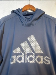 Adidas Hoodie Climawarm Herren XL Sweatshirt Blau Tasche Outdoor Warm Langarm - Bild 1 von 10