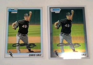 2010 Bowman Chrome 1ST und Base Draft Plektren #BDPP92 Chris Sale Chicago White Sox - Bild 1 von 2