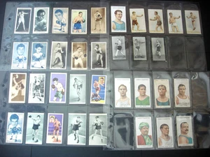OGDEN'S - WILL'S - MIXED CIGARETTE CARD'S - BOXING - 36 CARD'S. - Foto 1 di 5