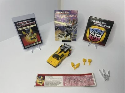 Sunstreaker W/all paperwork 100% Complete Vintage G1 Transformers 1985 - Image 1 of 4