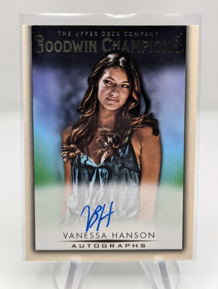 2021 Upper Deck Goodwin Champions Vanessa Hanson #A-VH Auto  - Image 1 of 2