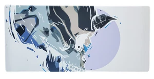 Tapis de souris grand tapis de souris 34,5"x16" Q - Photo 1/3