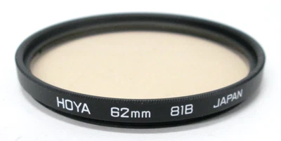 Hoya 62mm 81B Warming Camera Lens Filter - Image 1 of 2