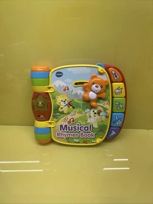 VTech Musical Rhymes Book, 40+ Songs, Melodies, Sounds & Phrases 6-36 Months - Image 1 of 4