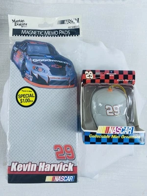 Bloc de notas magnético Kevin Harvick #29 60 hojas NASCAR y Trevco mini adorno Foto 1 de 4