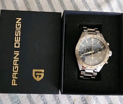 PAGANI DESIGN PD-1766 Relojes Hombre Luna Cuarzo Impermeable Cronógrafo Foto 1 de 4