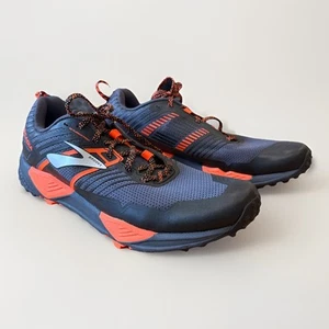 Brooks Turnschuhe Cascadia 13 Herren Größe 11,5 M Laufen Turnschuhe Schwarz und Orange - Bild 1 von 10