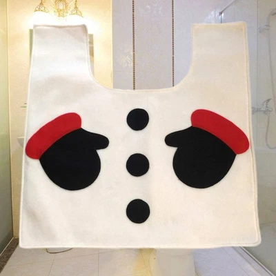  2 Pcs Toilettenbezüge Badezimmermatten Set Toilettenteppich Badezimmerteppich - Bild 1 von 4