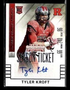 Boleto de temporada 2015 Panini Contenders Draft Picks #247 Tyler Kroft novato automático - Imagen 1 de 2