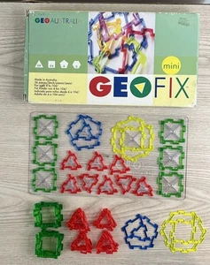 Mini GeoFix Building Set STEM Snap Together Shapes Construction Learn 50+ Pieces - Picture 1 of 11
